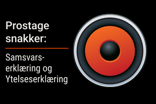 Samsvarserklæring og ytelseserklæring